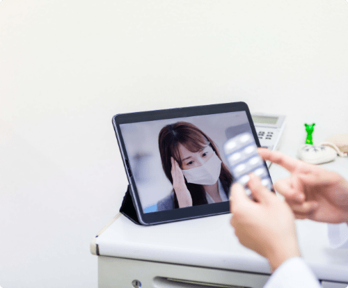 オンライン診療の様子